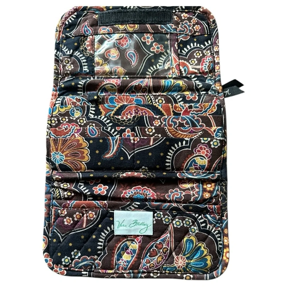 Vera Bradley wallet Kensington pattern Paisley quilted print